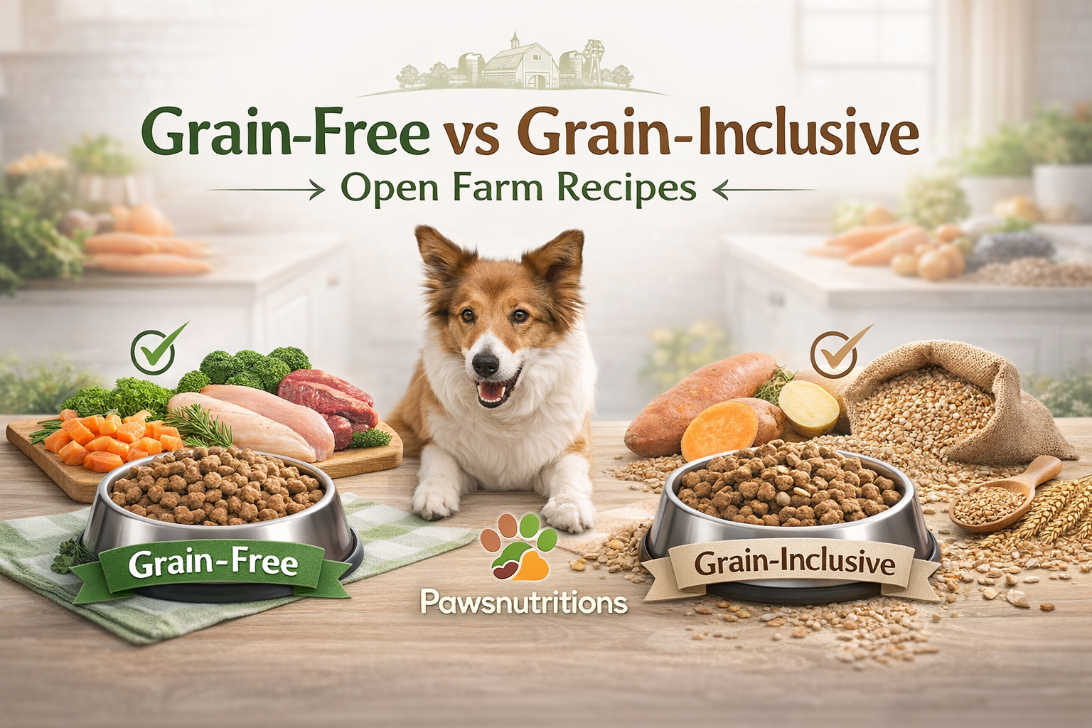 Grain-Free vs Grain-Inclusive Open Farm Recipes 