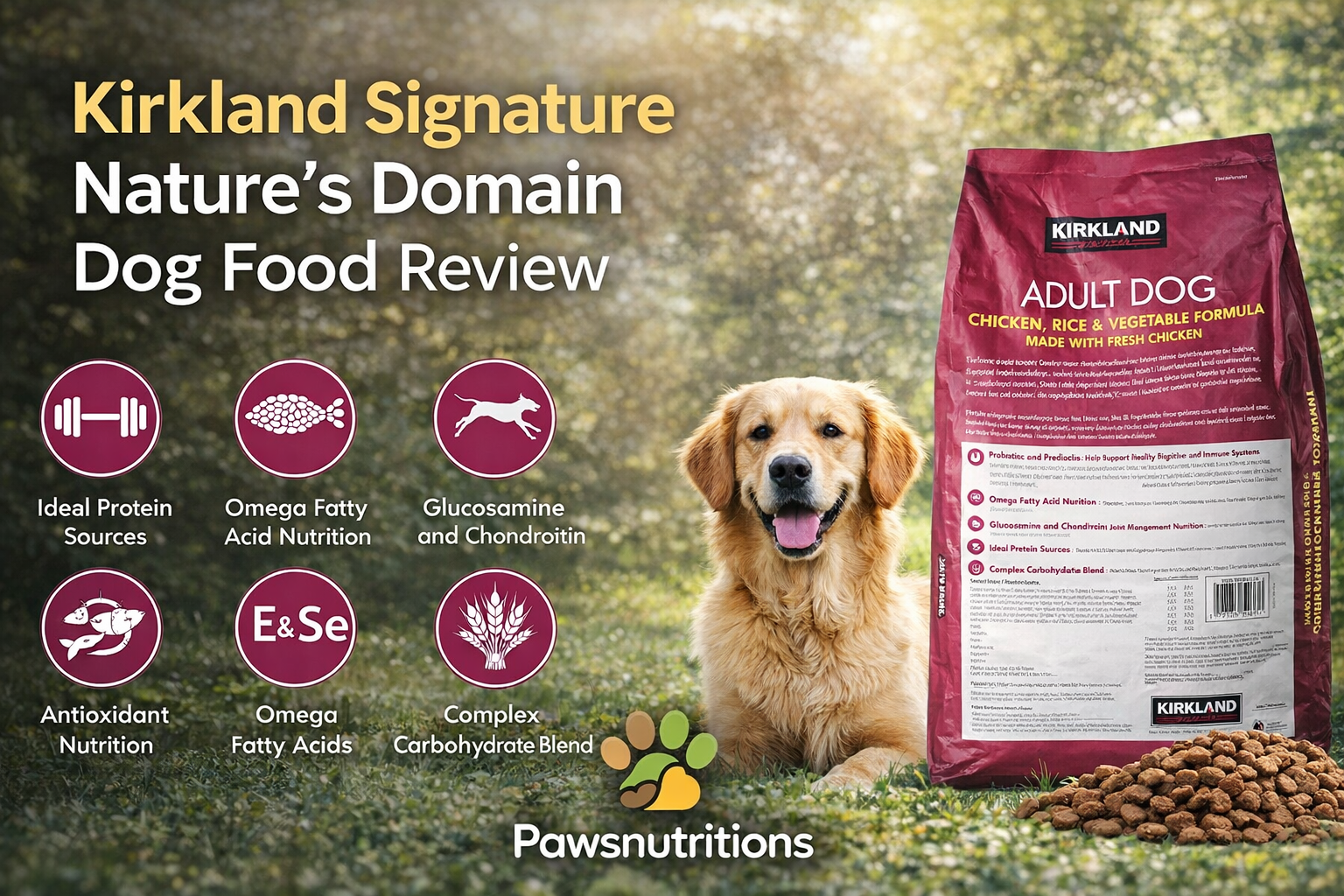 Introduction to Kirkland Signature Nature’s Domain Dog Food 