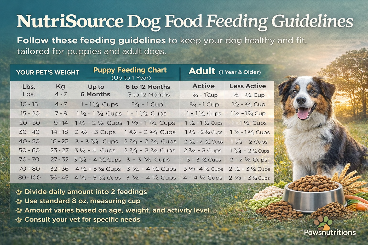 NutriSource Dog Food Nutritional Analysis