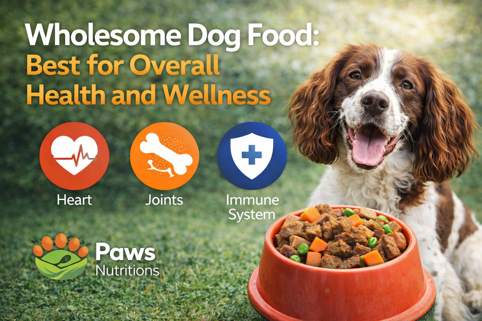 Wholesome Dog Food: Best for Overall Health and Wellness 