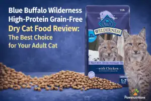 Blue Buffalo Wilderness High-Protein Grain-Free Dry Cat Food: A Healthy Choice for Your Adult Cat's Diet"