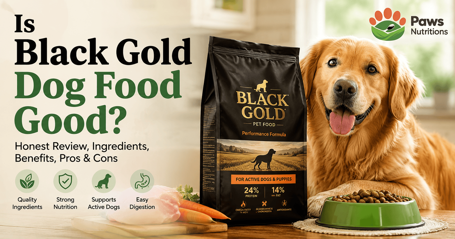 Black Gold Dog Food Review 2026: Pros, Cons & Safety