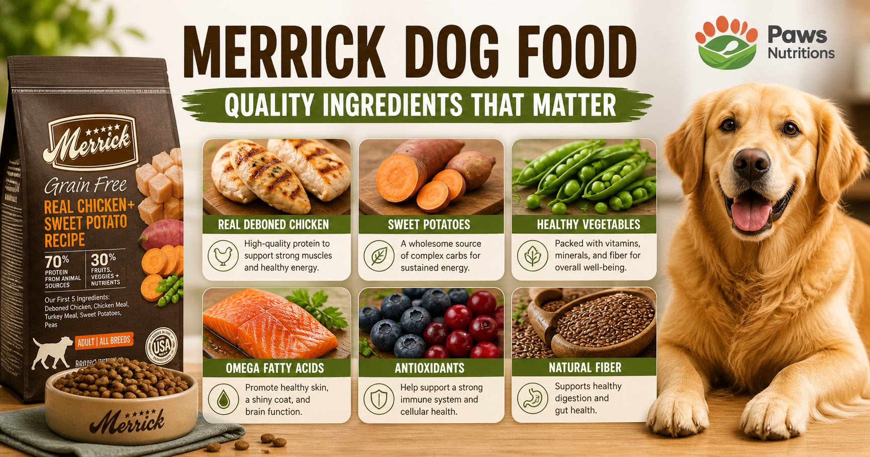Merrick Dog Food Ingredients Breakdown (What’s Really Inside?)