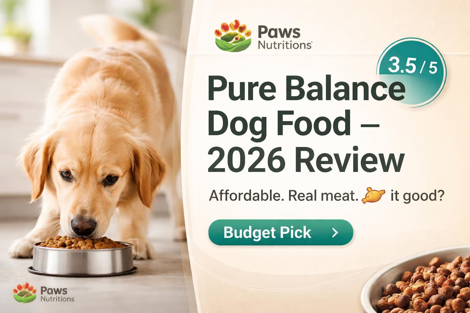 Pure Balance vs Other Dog Food Brands