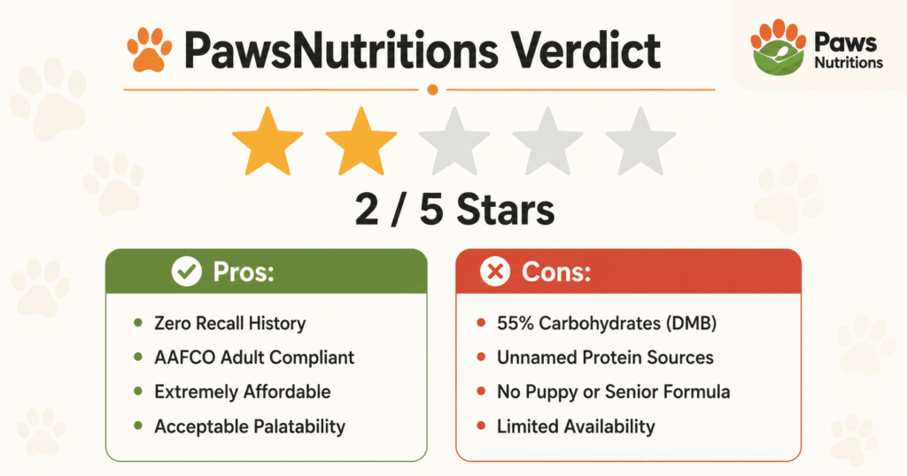 Our Final Verdict — Kal Kan Dog Food Rating