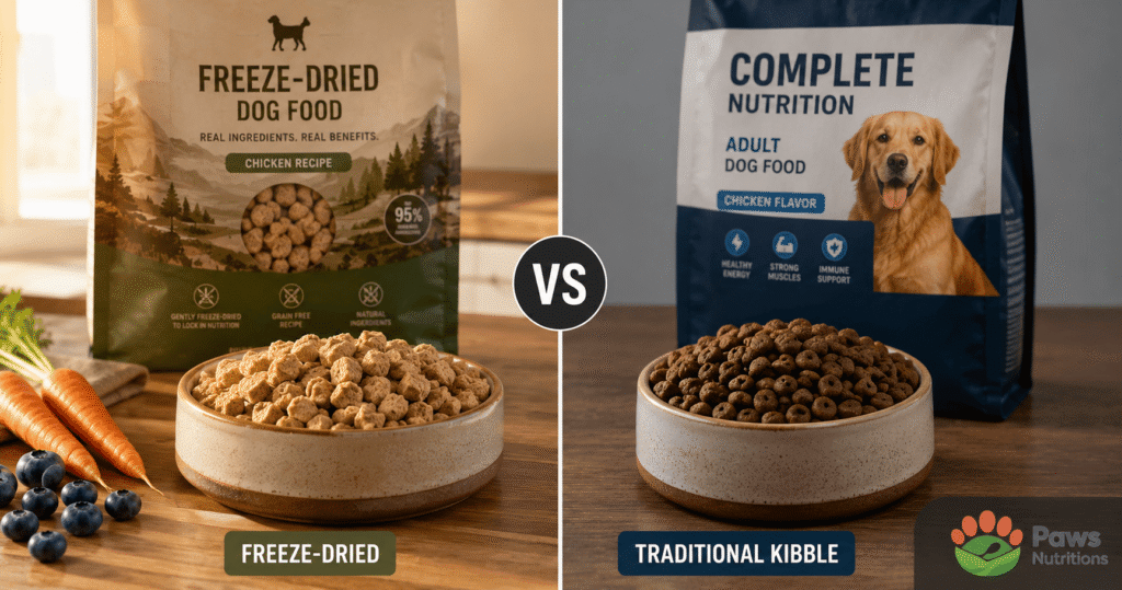 Freeze-Dried Dog Food vs Traditional Kibble