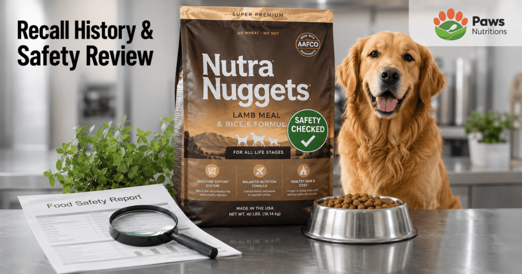 Nutra Nuggets Dog Food Recall History