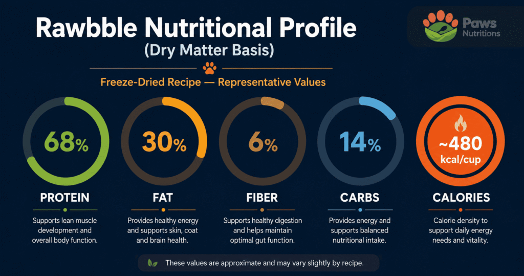 Rawbble Nutritional Analysis