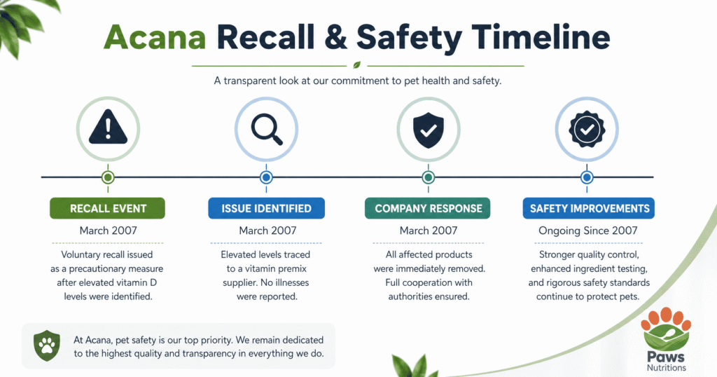 Acana Puppy Food Recall History
