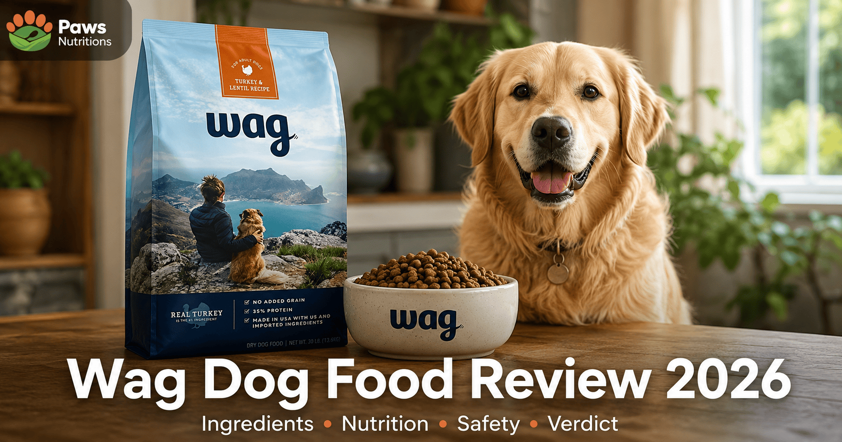 Wag Dog Food Review 2026: Ingredients, Nutrition & Honest Verdict