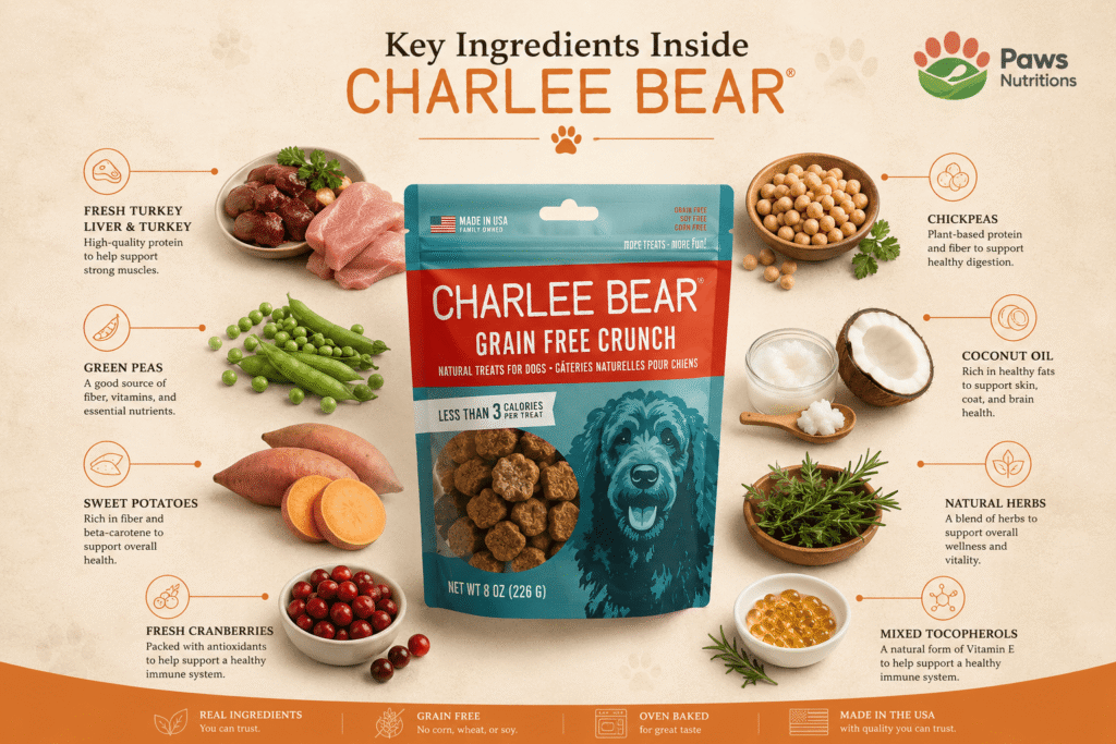 Charlee Bear Ingredient Breakdown by Product Line