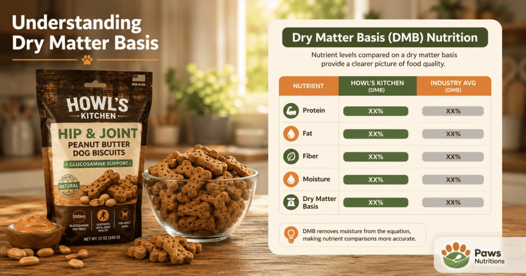 Dry Matter Basis (DMB) Breakdown Table