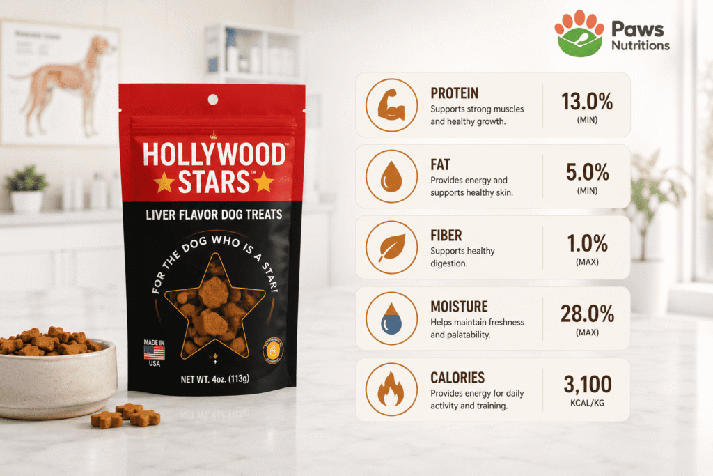 Nutritional Analysis: Guaranteed Analysis & Dry Matter Basis
