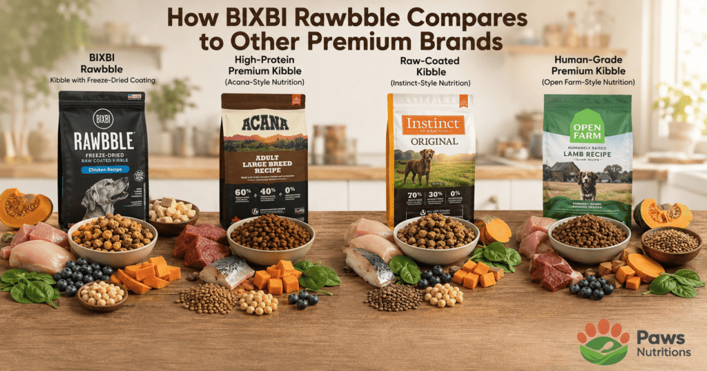 How BIXBI Rawbble Compares to Other Premium Brands
