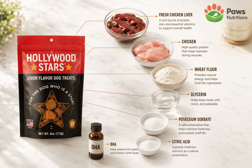Hollywood Stars Dog Treats Ingredients Breakdown
