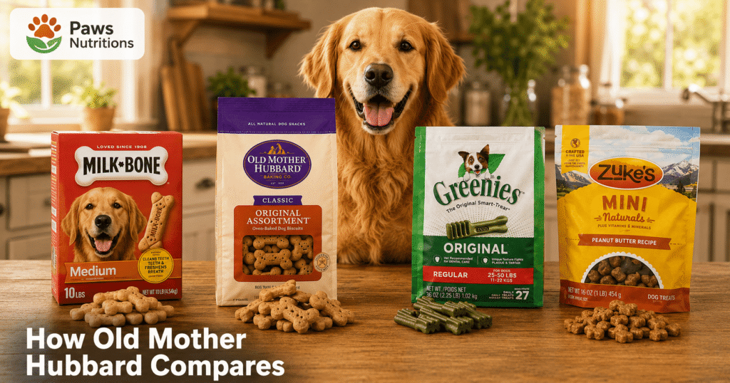 Old Mother Hubbard vs. Competitor Brands
