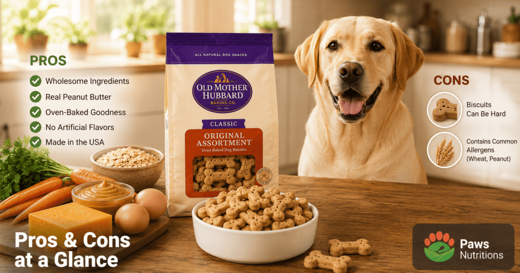 Pros and Cons of Old Mother Hubbard Dog Treats
