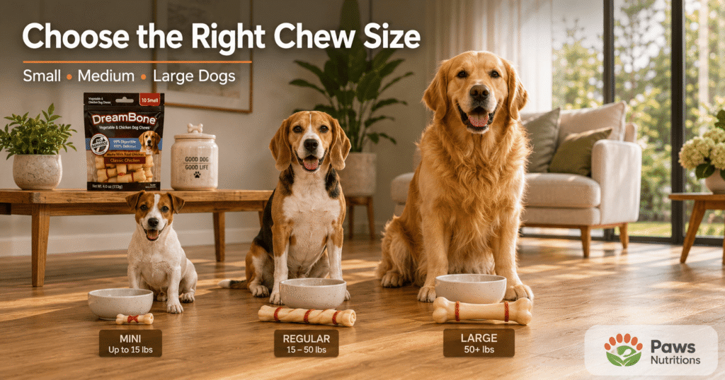 Weight-Based Feeding Guide for DreamBone Chews