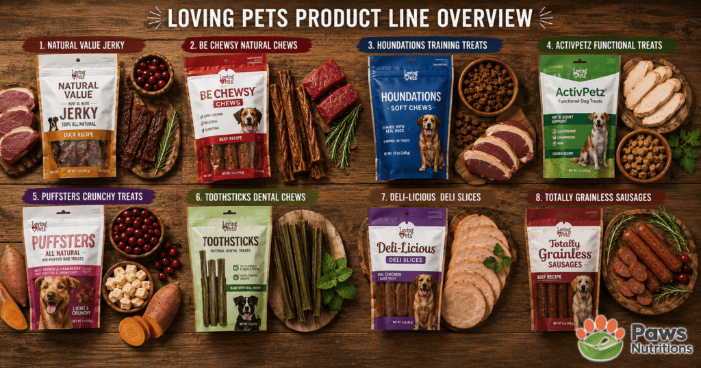 Loving Pets Product Line Overview: 8 Treat Collections Explained