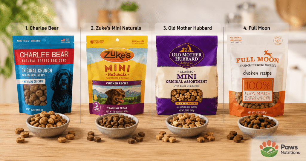 Charlee Bear vs. Competitor Training Treats