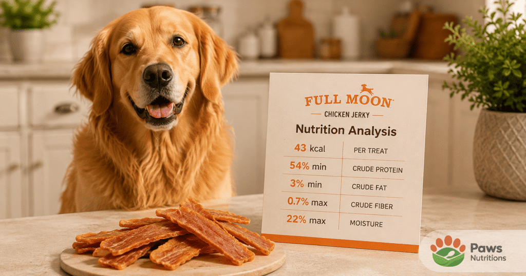 Full Moon Dog Treats Nutrition Analysis
