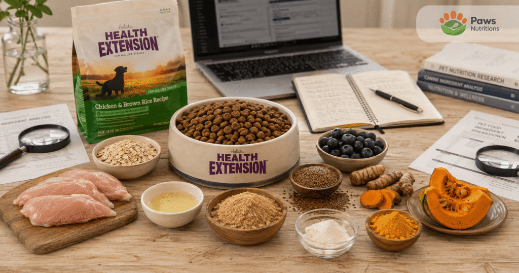 Health Extension Dog Food Ingredients Analysis