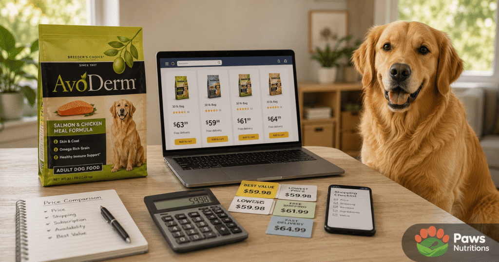 AvoDerm Price Comparison by Retailer