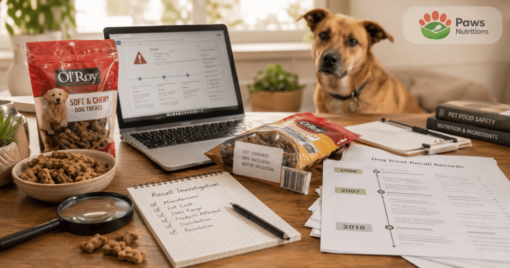 Ol' Roy Dog Treats Recall History