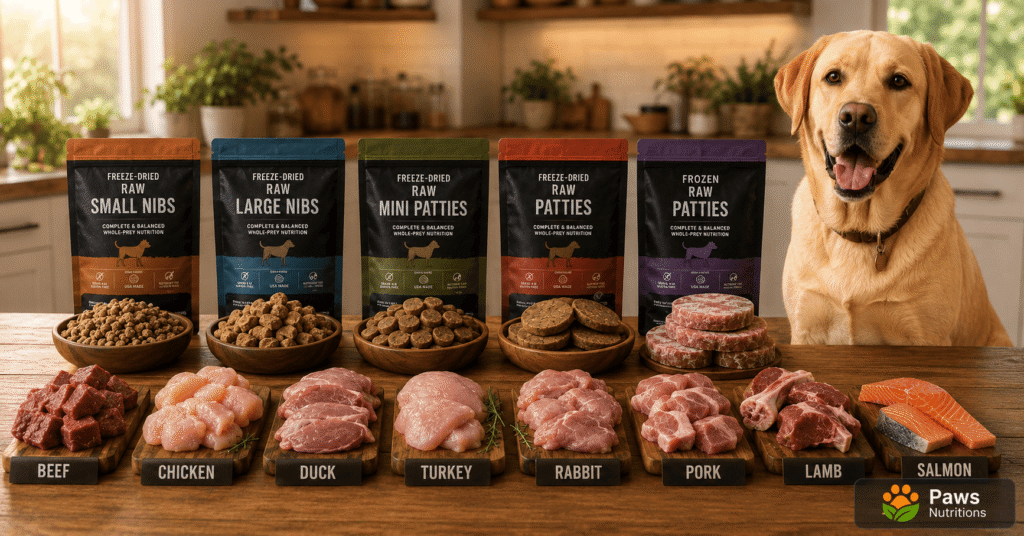 Vital Essentials Product Line & Recipe Options