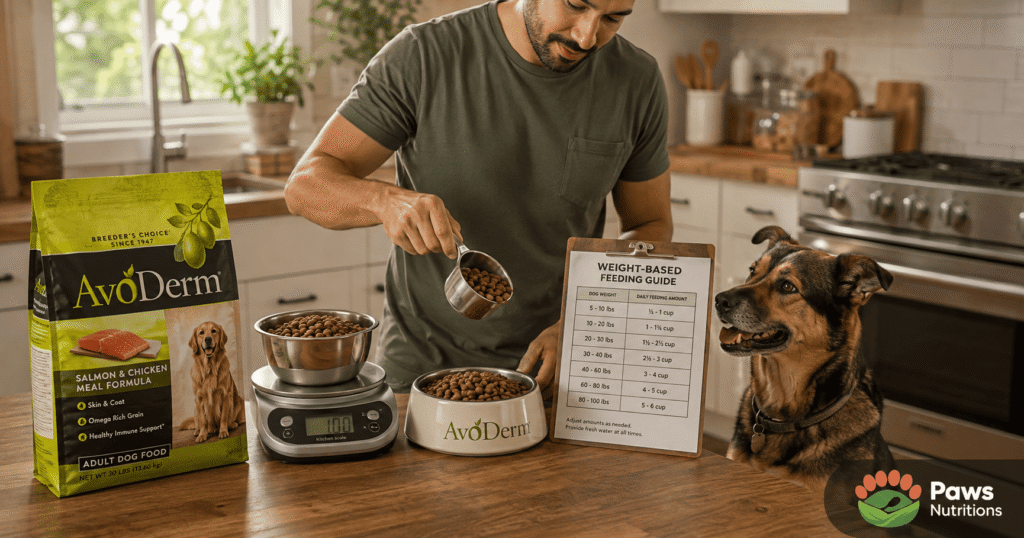 AvoDerm Weight-Based Feeding Guide