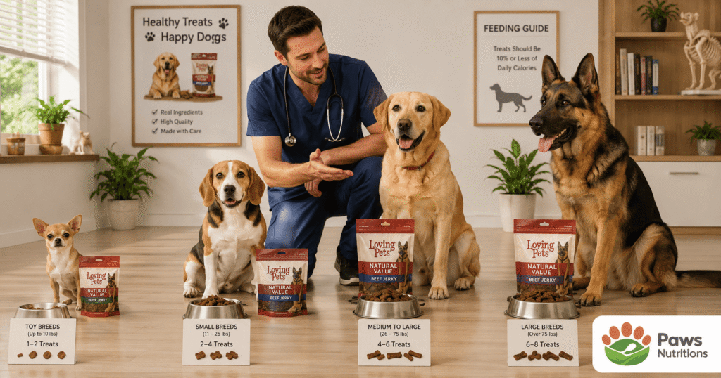 Weight-Based Feeding Guide for Loving Pets Treats